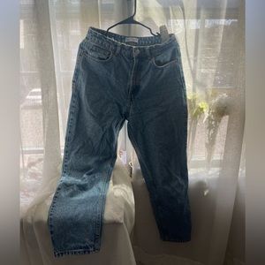 Zara high-waisted mom jean